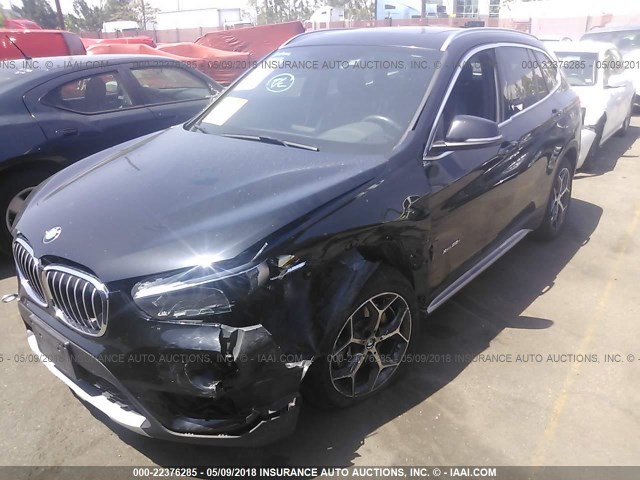 WBXHT3C38GP889765 - 2016 BMW X1 XDRIVE28I BLACK photo 2