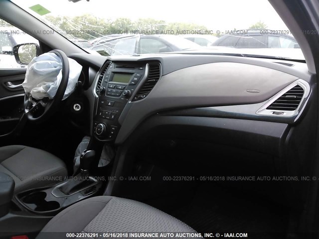 5XYZT3LB9EG172428 - 2014 HYUNDAI SANTA FE SPORT  GRAY photo 5