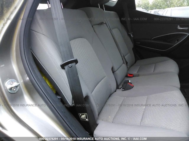 5XYZT3LB9EG172428 - 2014 HYUNDAI SANTA FE SPORT  GRAY photo 8