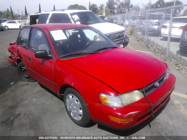 1NXAE09B1SZ349296 - 1995 TOYOTA COROLLA LE/DX RED photo 1