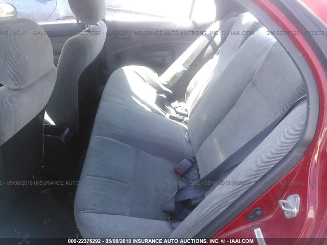 1NXAE09B1SZ349296 - 1995 TOYOTA COROLLA LE/DX 红色 照片 8