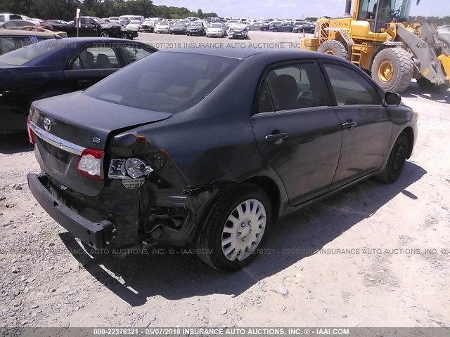 5YFBU4EE1DP169366 - 2013 TOYOTA COROLLA S/LE GRAY photo 4