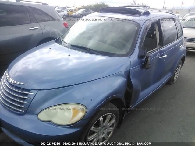 3A8FY68876T309274 - 2006 CHRYSLER PT CRUISER LIMITED BLUE photo 6