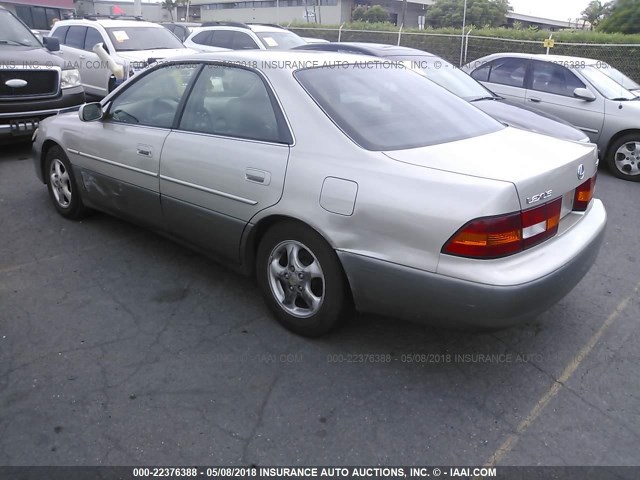 JT8BF22G6V0022507 - 1997 LEXUS ES 300 TAN photo 3