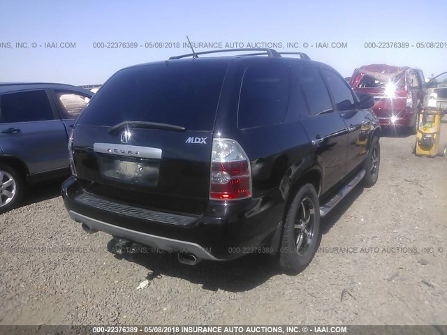 2HNYD18804H536692 - 2004 ACURA MDX TOURING BLACK photo 4