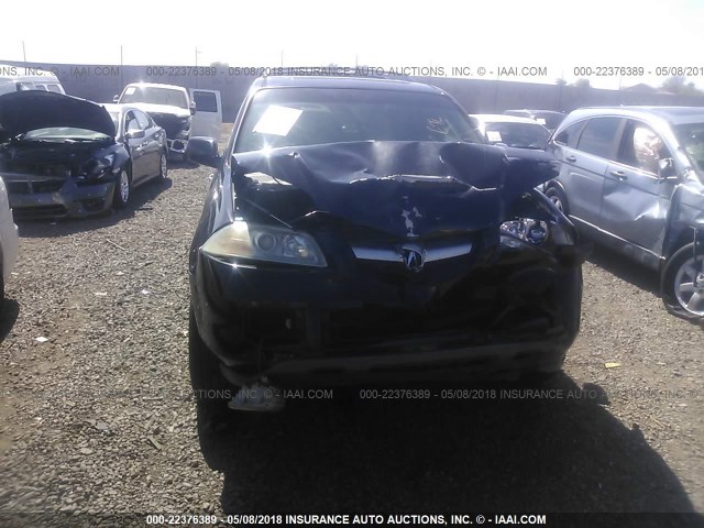 2HNYD18804H536692 - 2004 ACURA MDX TOURING BLACK photo 6