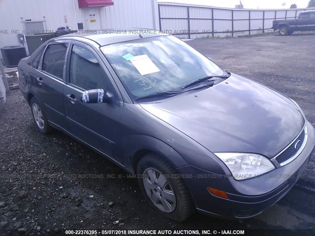 1FAFP34N77W290215 - 2007 FORD FOCUS ZX4/S/SE/SES GRAY photo 1