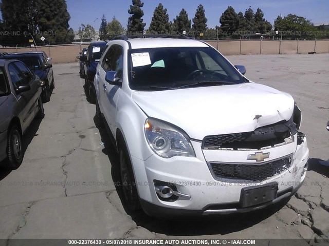 2CNALFEW6A6341838 - 2010 CHEVROLET EQUINOX LTZ WHITE photo 1