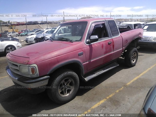 4F4DR17X6RTM29419 - 1994 MAZDA B4000 CAB PLUS RED photo 2