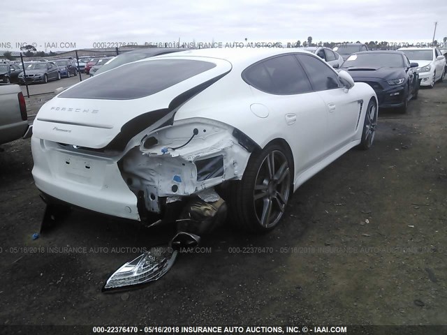 WP0AA2A77DL016791 - 2013 PORSCHE PANAMERA 2/4 WHITE photo 4