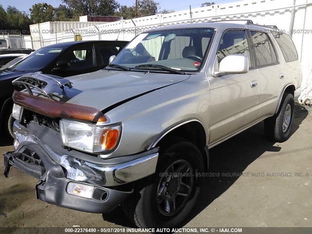 JT3HN86R429065123 - 2002 TOYOTA 4RUNNER SR5 GRAY photo 2