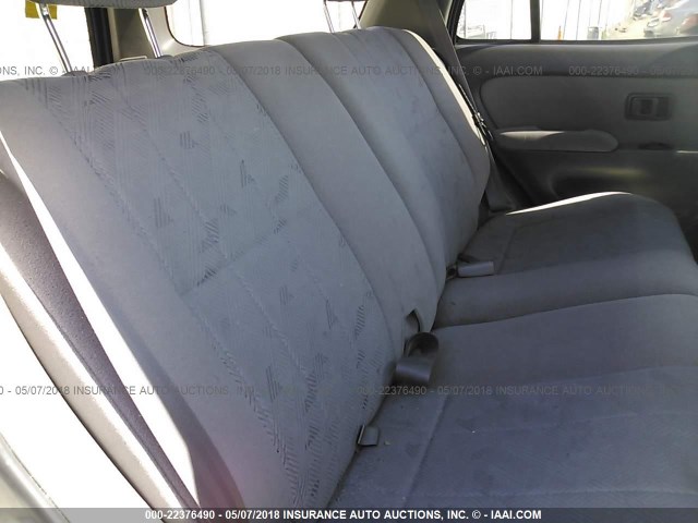 JT3HN86R429065123 - 2002 TOYOTA 4RUNNER SR5 GRAY photo 8