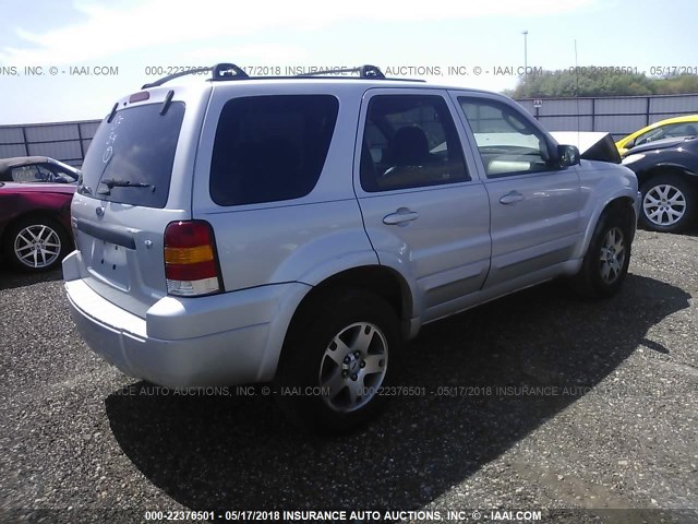 1FMYU94175KB37197 - 2005 FORD ESCAPE LIMITED SILVER photo 4