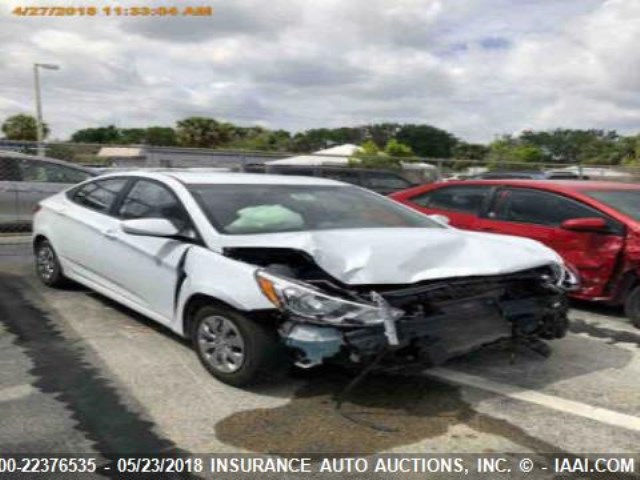 KMHCT4AE7HU235615 - 2017 HYUNDAI ACCENT SE WHITE photo 1