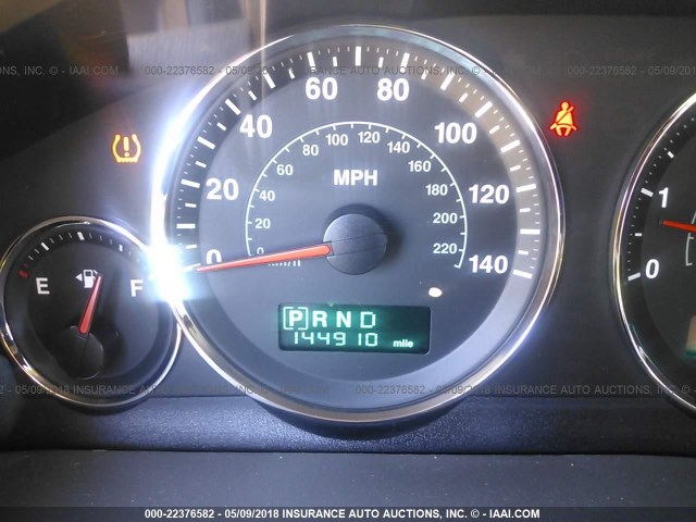 1J8HG48P87C609216 - 2007 JEEP COMMANDER RED photo 7