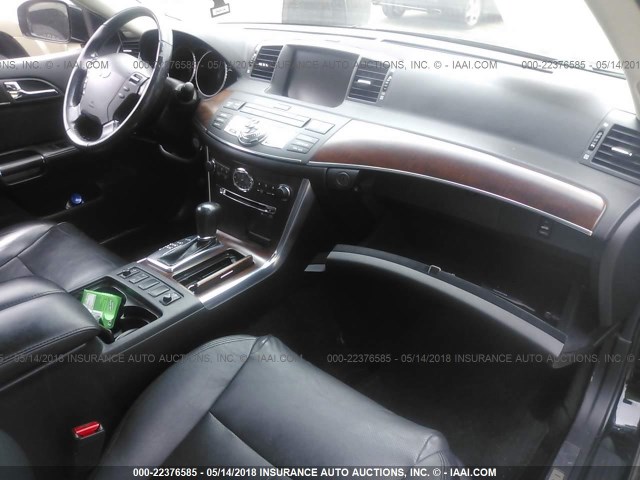 JN1CY0AR9AM960448 - 2010 INFINITI M35 SPORT BLACK photo 5