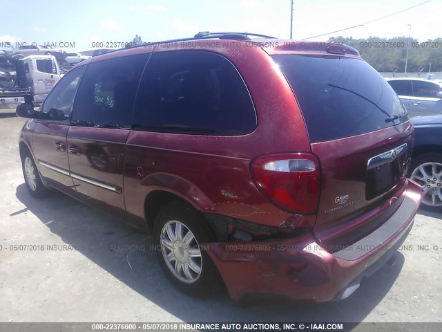 2A4GP54L96R924490 - 2006 CHRYSLER TOWN & COUNTRY TOURING RED photo 3