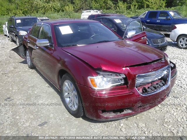 2C3CCACG8CH199385 - 2012 CHRYSLER 300 LIMITED MAROON photo 1