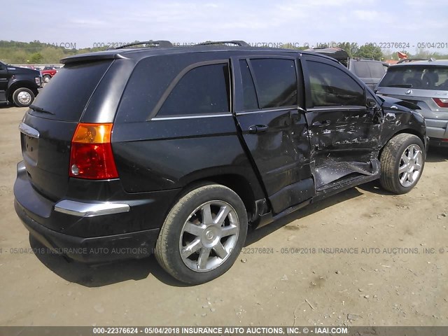 2A8GM78496R917030 - 2006 CHRYSLER PACIFICA LIMITED BLACK photo 4