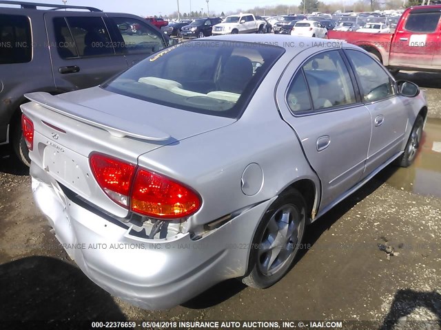 1G3NL52E73C220564 - 2003 OLDSMOBILE ALERO GL SILVER photo 4