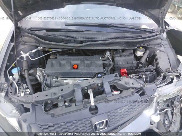 2HGFG3B06CH527322 - 2012 HONDA CIVIC EXL 灰色 照片 10