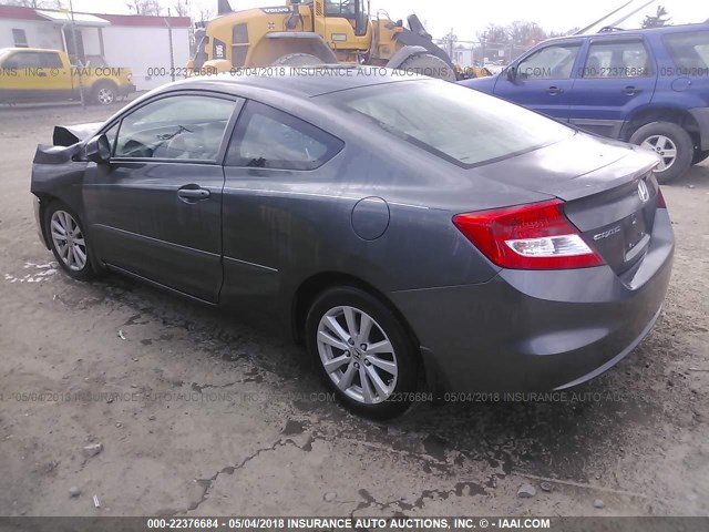 2HGFG3B06CH527322 - 2012 HONDA CIVIC EXL 灰色 照片 3