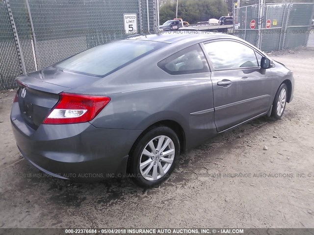 2HGFG3B06CH527322 - 2012 HONDA CIVIC EXL 灰色 照片 4