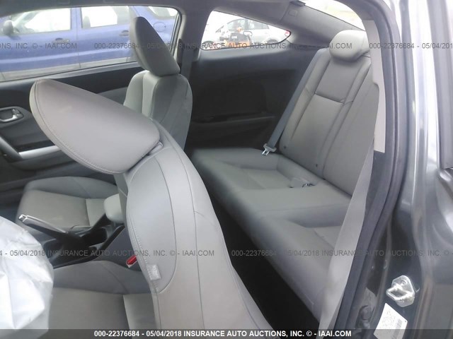 2HGFG3B06CH527322 - 2012 HONDA CIVIC EXL 灰色 照片 8