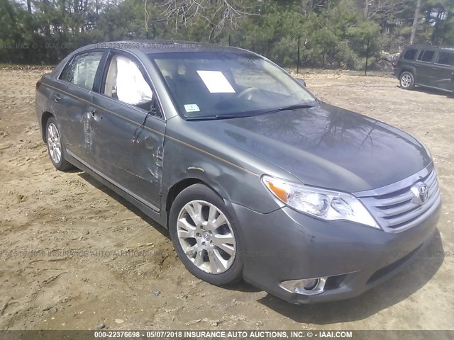 4T1BK3DB9BU386201 - 2011 TOYOTA AVALON LIMITED GRAY photo 1