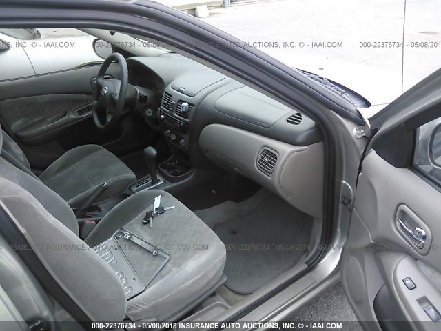 3N1CB51D83L800822 - 2003 NISSAN SENTRA XE/GXE GRAY photo 5