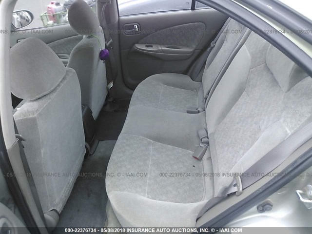 3N1CB51D83L800822 - 2003 NISSAN SENTRA XE/GXE GRAY photo 8