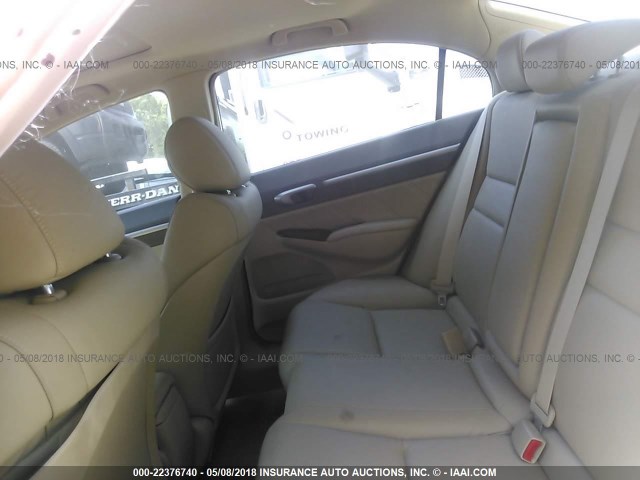 1HGFA16988L020821 - 2008 HONDA CIVIC EXL GOLD photo 8