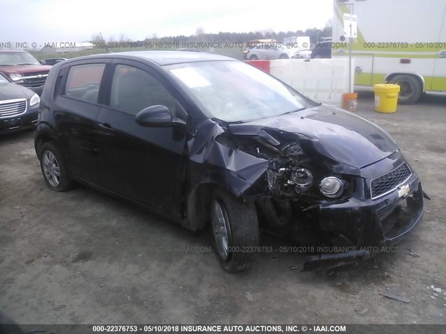 1G1JA6SH8C4110842 - 2012 CHEVROLET SONIC LS 黑色 照片 1