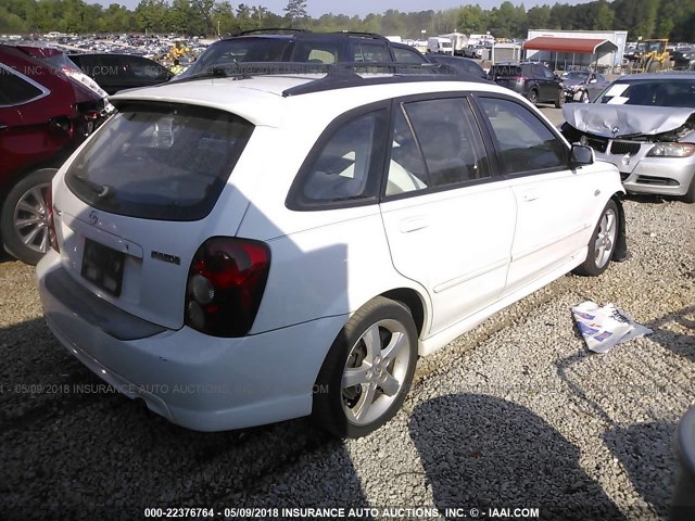 JM1BJ245221635788 - 2002 MAZDA PROTEGE PR5 白色 照片 4