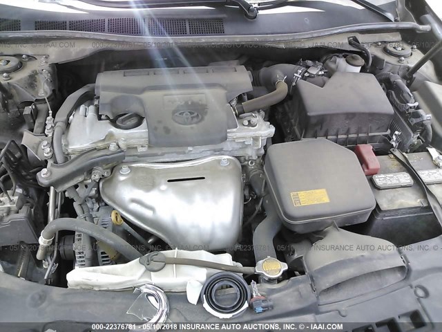 4T1BF1FK9EU459612 - 2014 TOYOTA CAMRY L/SE/LE/XLE 黑色 照片 10