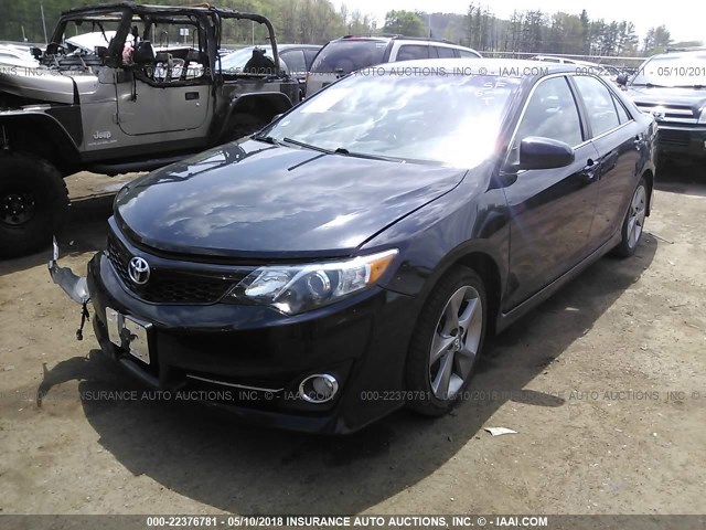 4T1BF1FK9EU459612 - 2014 TOYOTA CAMRY L/SE/LE/XLE 黑色 照片 2