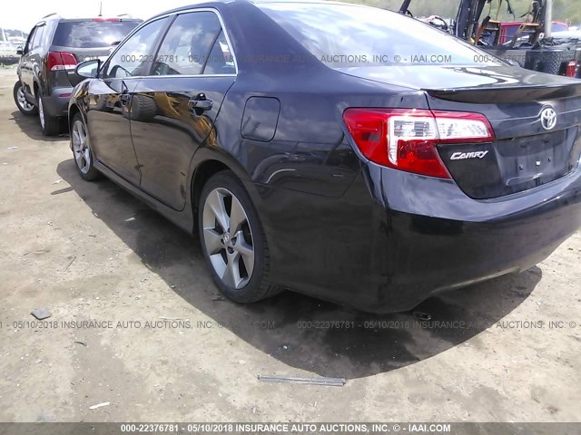 4T1BF1FK9EU459612 - 2014 TOYOTA CAMRY L/SE/LE/XLE 黑色 照片 3