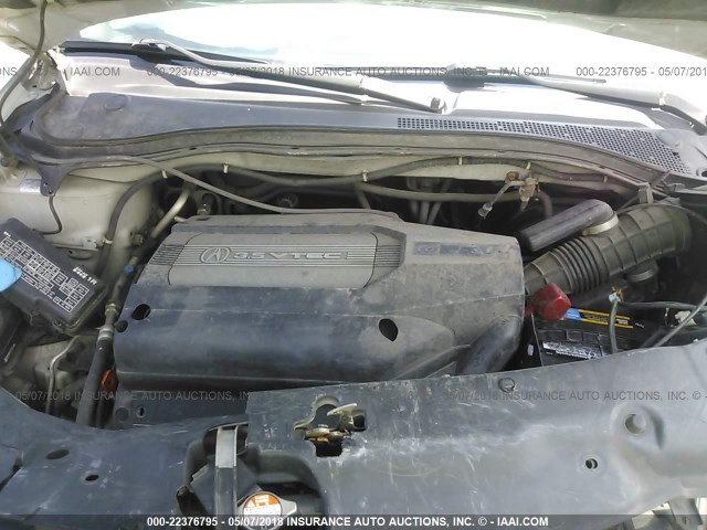 2HNYD18261H521931 - 2001 ACURA MDX GRAY photo 10