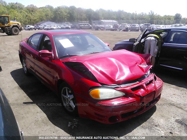 1G2NW52E81C242470 - 2001 PONTIAC GRAND AM GT RED photo 1