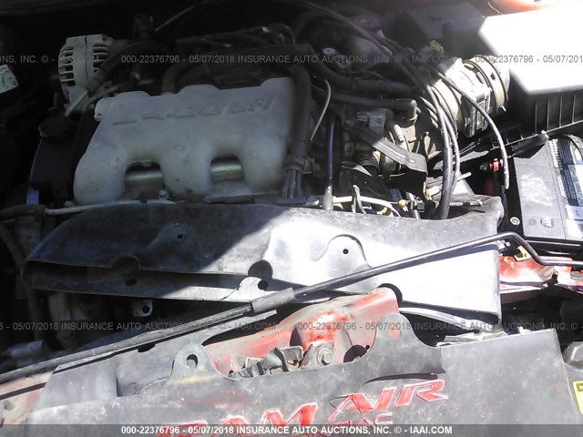 1G2NW52E81C242470 - 2001 PONTIAC GRAND AM GT RED photo 10