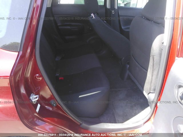 3N1CE2CP6GL385325 - 2016 NISSAN VERSA NOTE S/S PLUS/SV/SL/SR RED photo 8