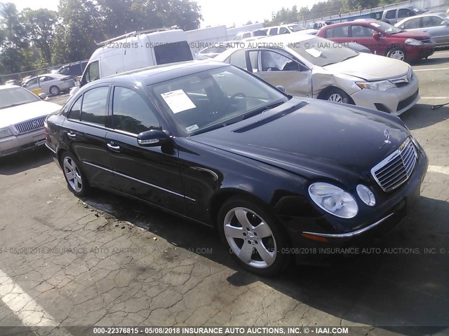 WDBUF70J96A890257 - 2006 MERCEDES-BENZ E 500 BLACK photo 1