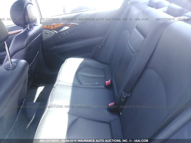 WDBUF70J96A890257 - 2006 MERCEDES-BENZ E 500 BLACK photo 8