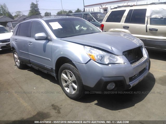 4S4BRBKC2D3320244 - 2013 SUBARU OUTBACK 2.5I LIMITED SILVER photo 1