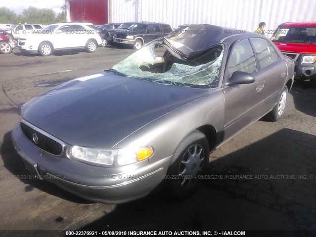 2G4WS52J731157083 - 2003 BUICK CENTURY CUSTOM GRAY photo 2