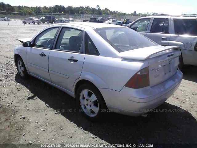 1FAFP34NX7W182879 - 2007 FORD FOCUS ZX4/S/SE/SES SILVER photo 3