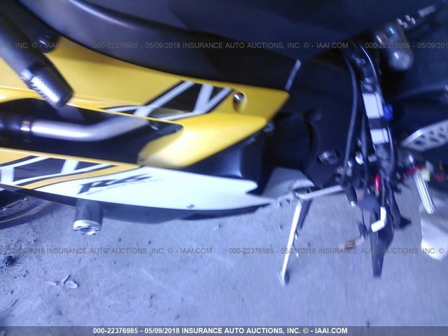 JYARJ12E16A002387 - 2006 YAMAHA YZFR6 L YELLOW photo 9