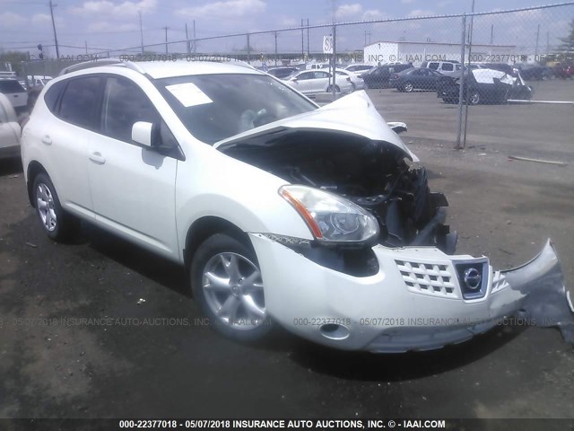 JN8AS58VX9W438888 - 2009 NISSAN ROGUE S/SL WHITE photo 1