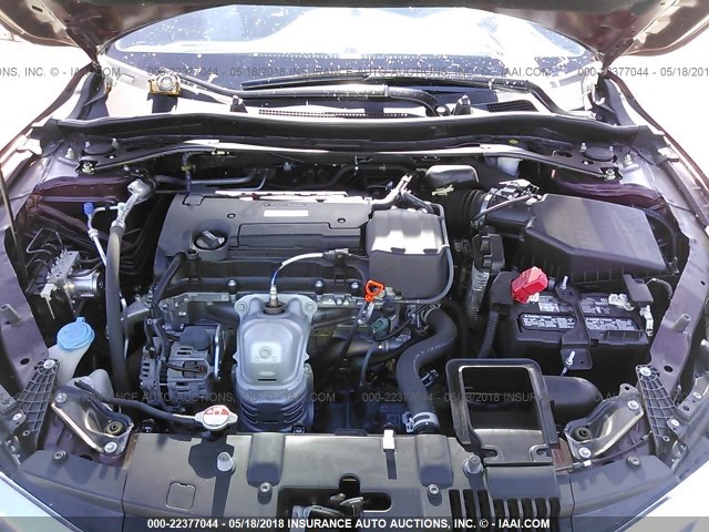 1HGCR2F59HA133560 - 2017 HONDA ACCORD SPORT 勃艮第红 照片 10