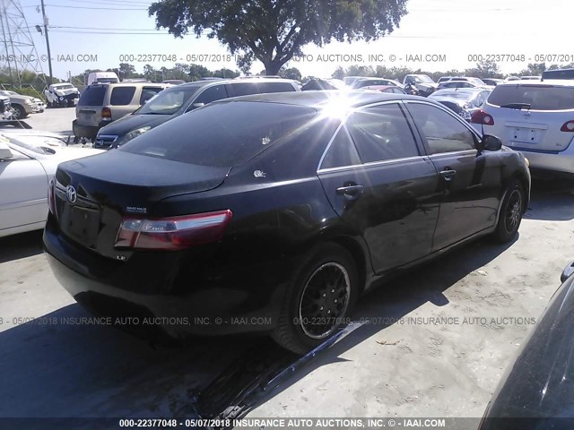 4T1BE46K89U404661 - 2009 TOYOTA CAMRY SE/LE/XLE BLACK photo 4